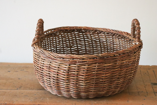 青森 あけび 両手丸かご (M)