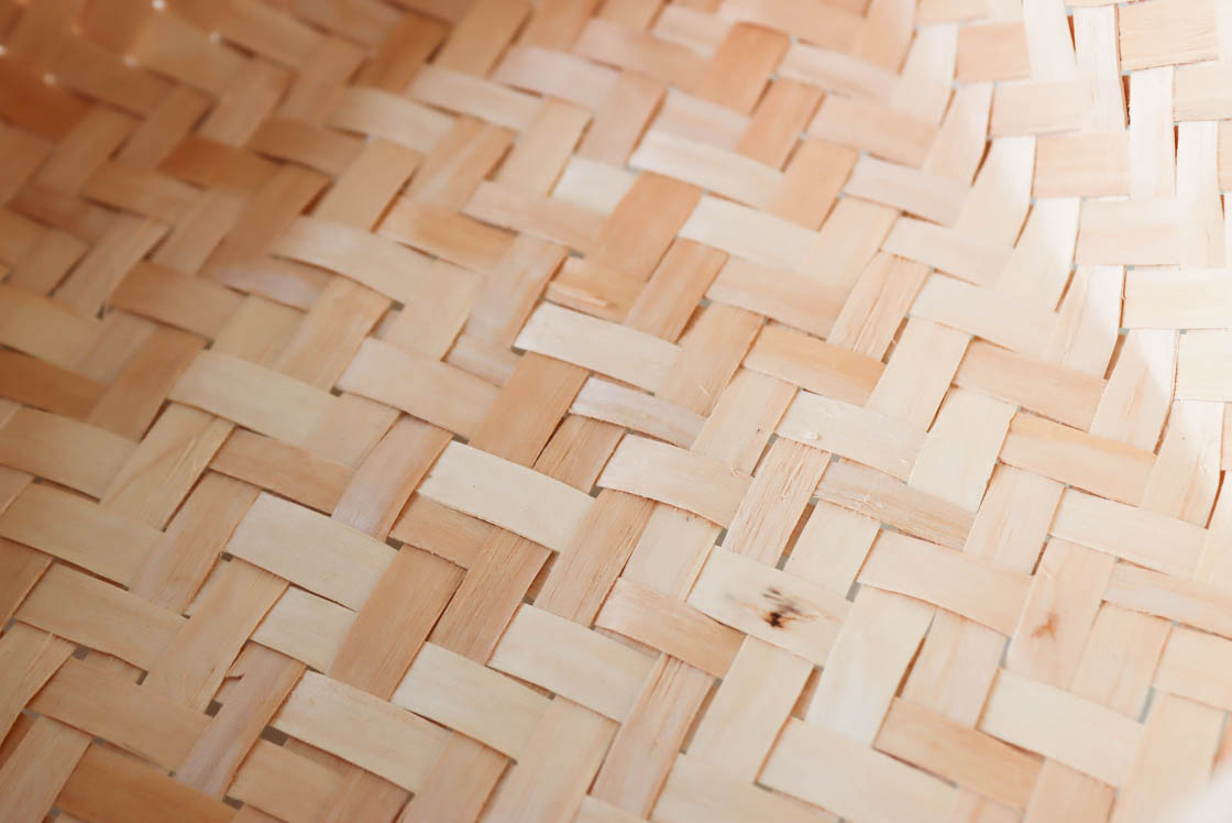 秋田 イタヤカエデ 丸かご 大