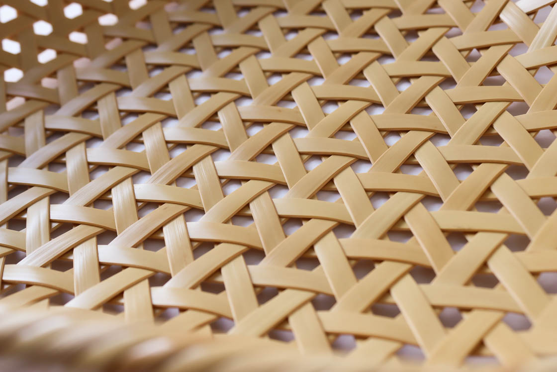 大分 亀甲編み 盛かご (三角 大)