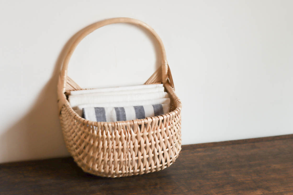 ラトビア　ウォールバスケット　カゴアミドリ ラトビア ウォールバスケット