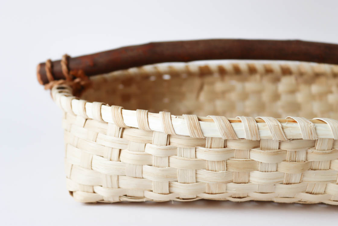 滋賀県 小原かご カゴアミドリ おやつかご 滋賀 小原かご 道具かご (大)